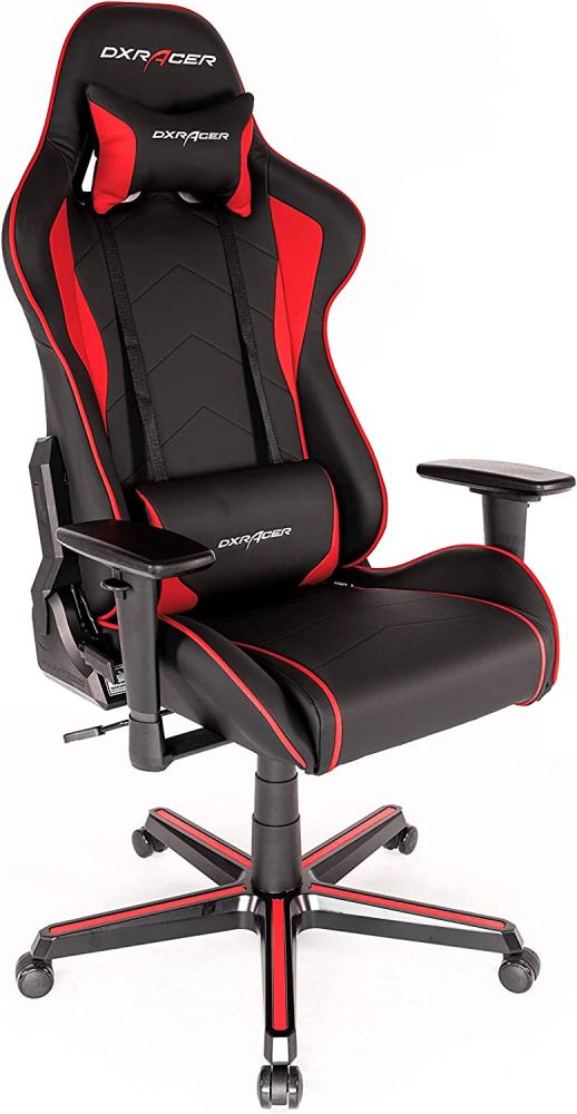 Bürostuhl DX-Racer F08-NR schwarz und rot Bild 1