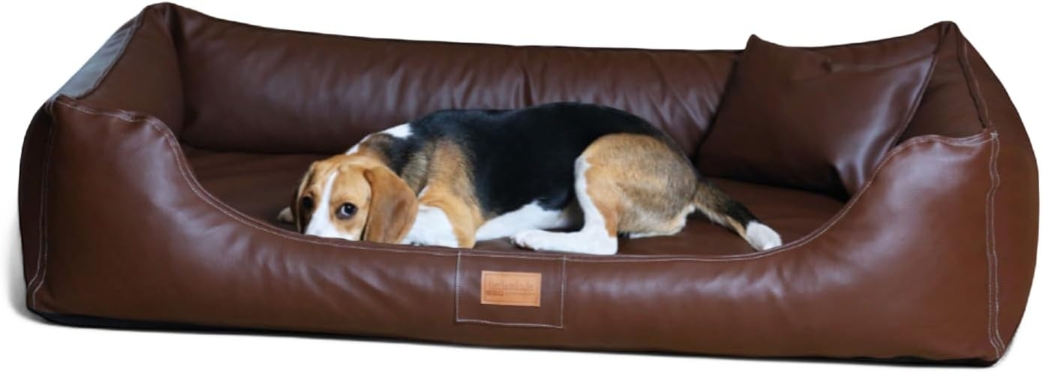 MADDOX EASY CLEAN Orthopädisches Hundebett - 150x100cm, 01 Braun Bild 1
