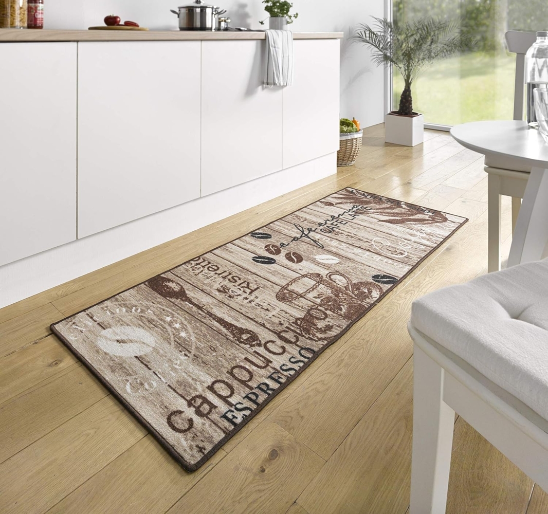 HANSE Home Küchenläufer Delicious Coffee, rechteckig, Höhe: 8 mm, Läufer, Rutschfest, Küchenteppich, Küche, Teppich, Pflegeleicht Bild 1