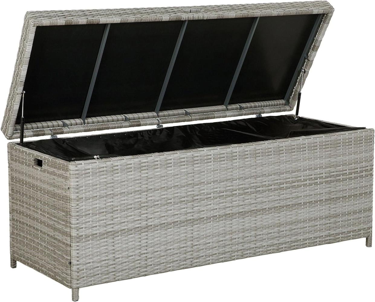 Aufbewahrungsbox MODENA 158 cm 63 cm Grau Bild 1