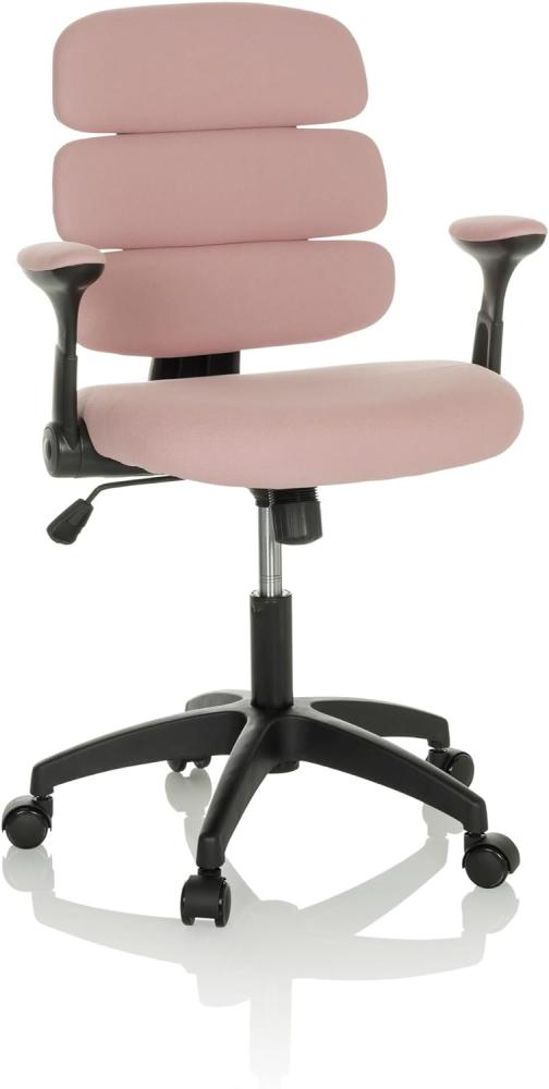 hjh OFFICE Kinderdrehstuhl Kid ERGOLINO B Drehstuhl mit ergonomischer Rückenlehne, Rosa, 736434 Bild 1