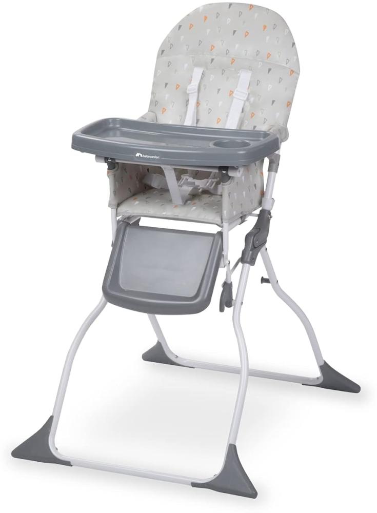 Bebeconfort Keeny Hochstuhl, Easy Transport Hochstuhl, 6 Monate bis 3 Jahre, bis 15 kg, Warm Grey Bild 1