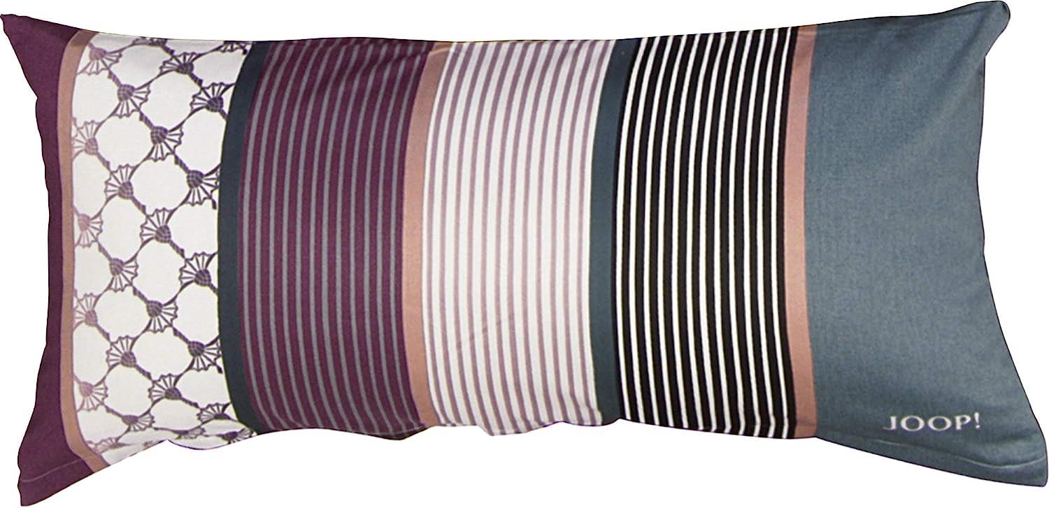 JOOP Bettwäsche Cornflower Stripe deep wine|Kissenbezug einzeln 40x80 cmJOOP Bettwäsche Cornflower Stripe deep wine Bild 1