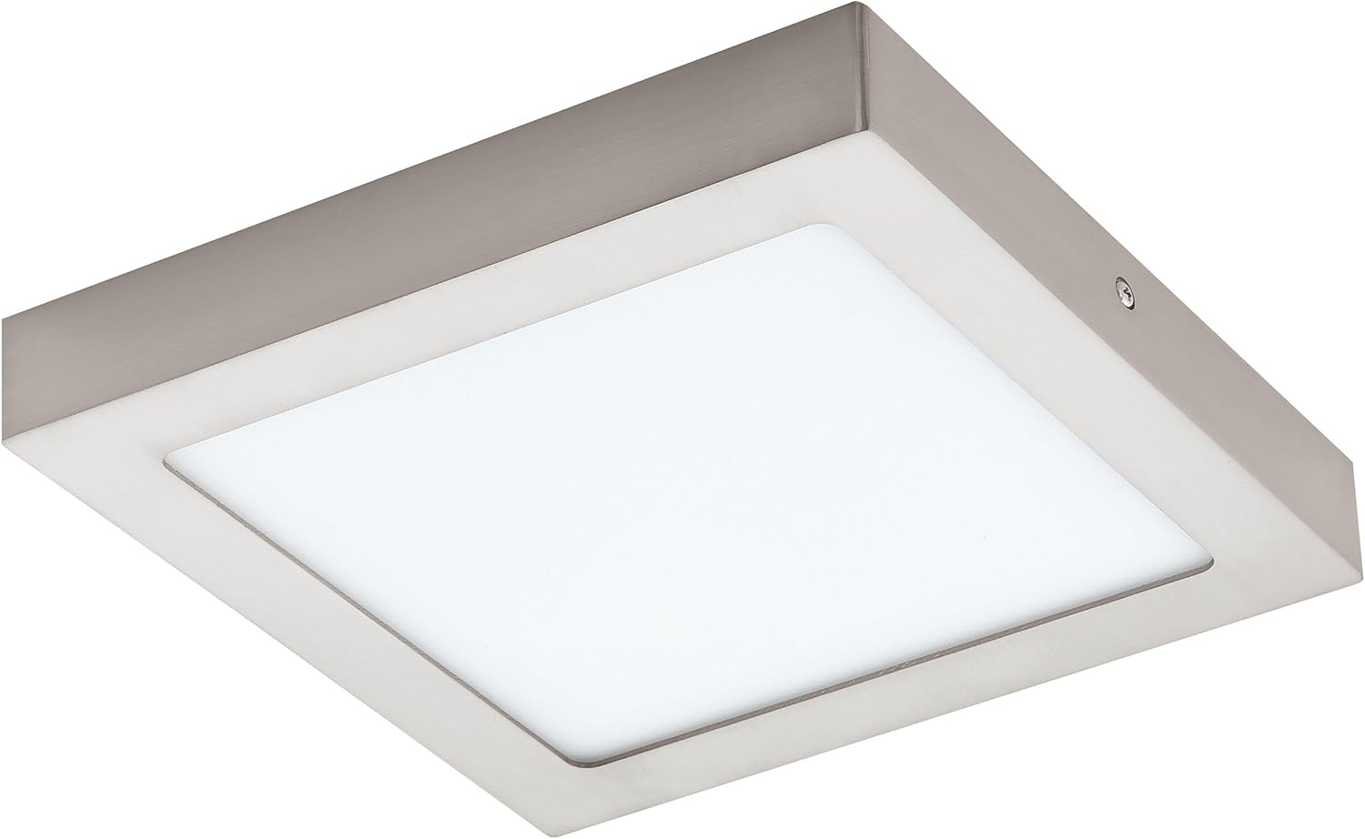 Eglo 96679 Smart Light Aufbauleuchte FUEVA-C nickel-matt weiß 22,5x22,5 cm dimmbar 2700-6500K mit Connect Funktion Bild 1