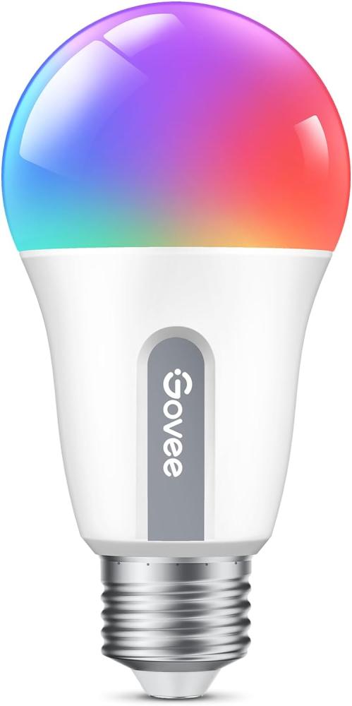 Govee Alexa Smarte Glühbirne E27, Farbwechsel mit Musiksynchronisation Lampe, 54 Szenen, 16 Millionen DIY-Farben, WiFi & Bluetooth LED Smart Bulb Funktionieren mit Google Assistant Heim-App, 1 Stück Bild 1