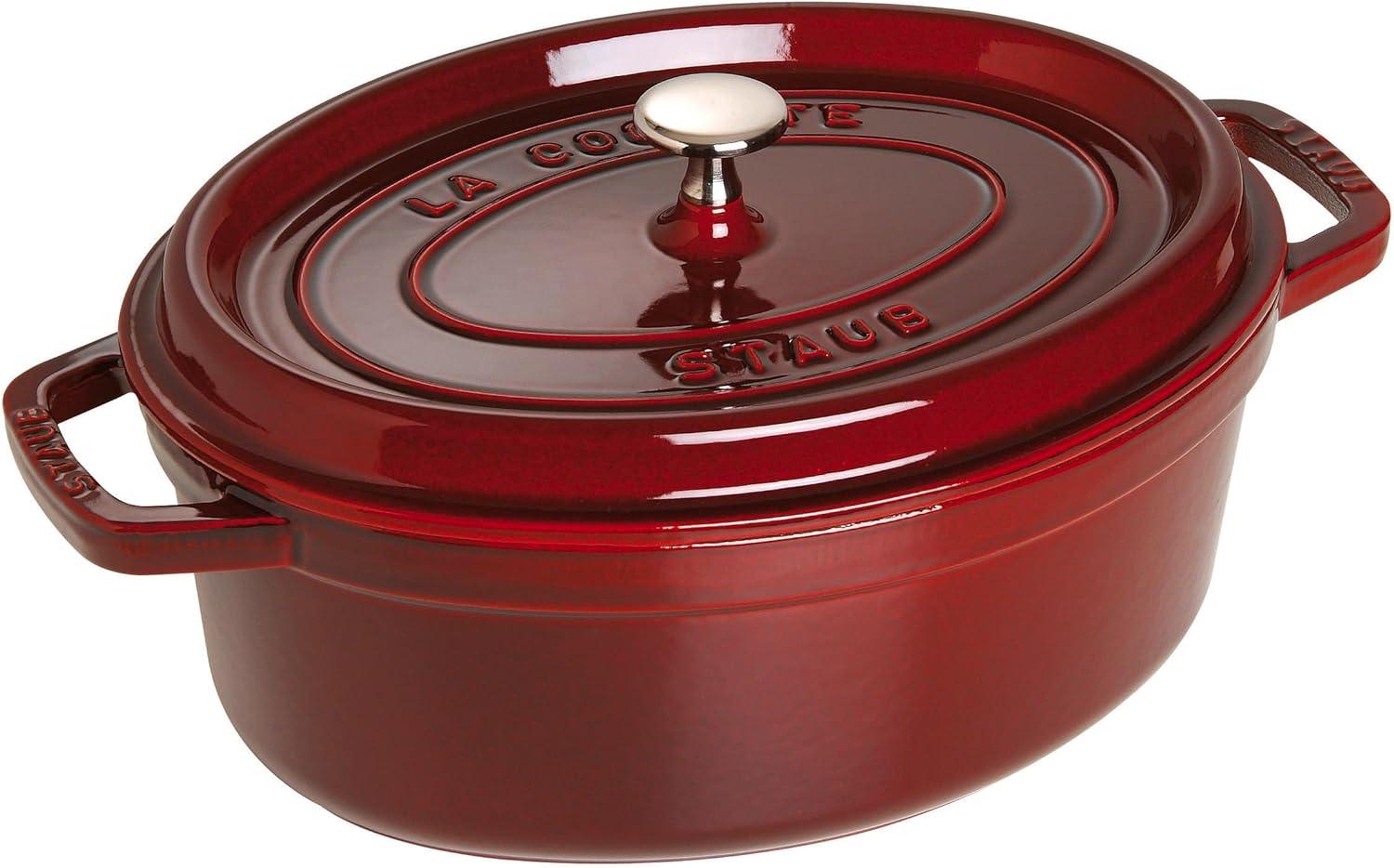 Staub La Cocotte Cocotte 29 cm, oval, Grenadine-Rot, Gusseisen Bild 1