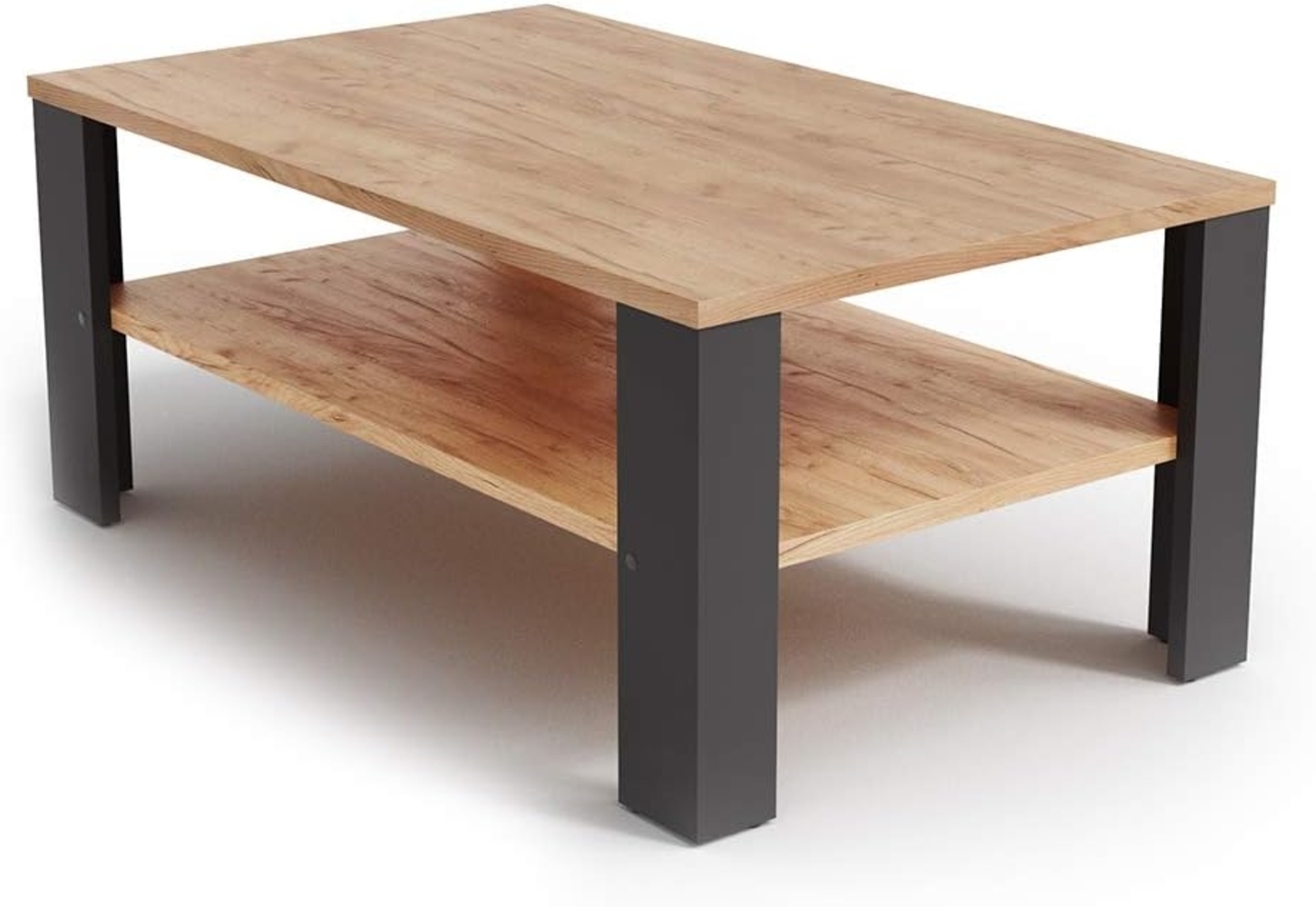 Couchtisch Anthrazit 100 x 60 cm Vicco Bild 1