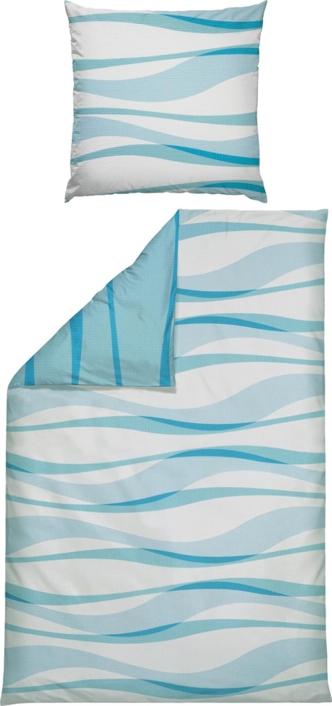 Erwin Müller Bettwäsche Wendebettwäsche, Seersucker, Grafik Bild 1