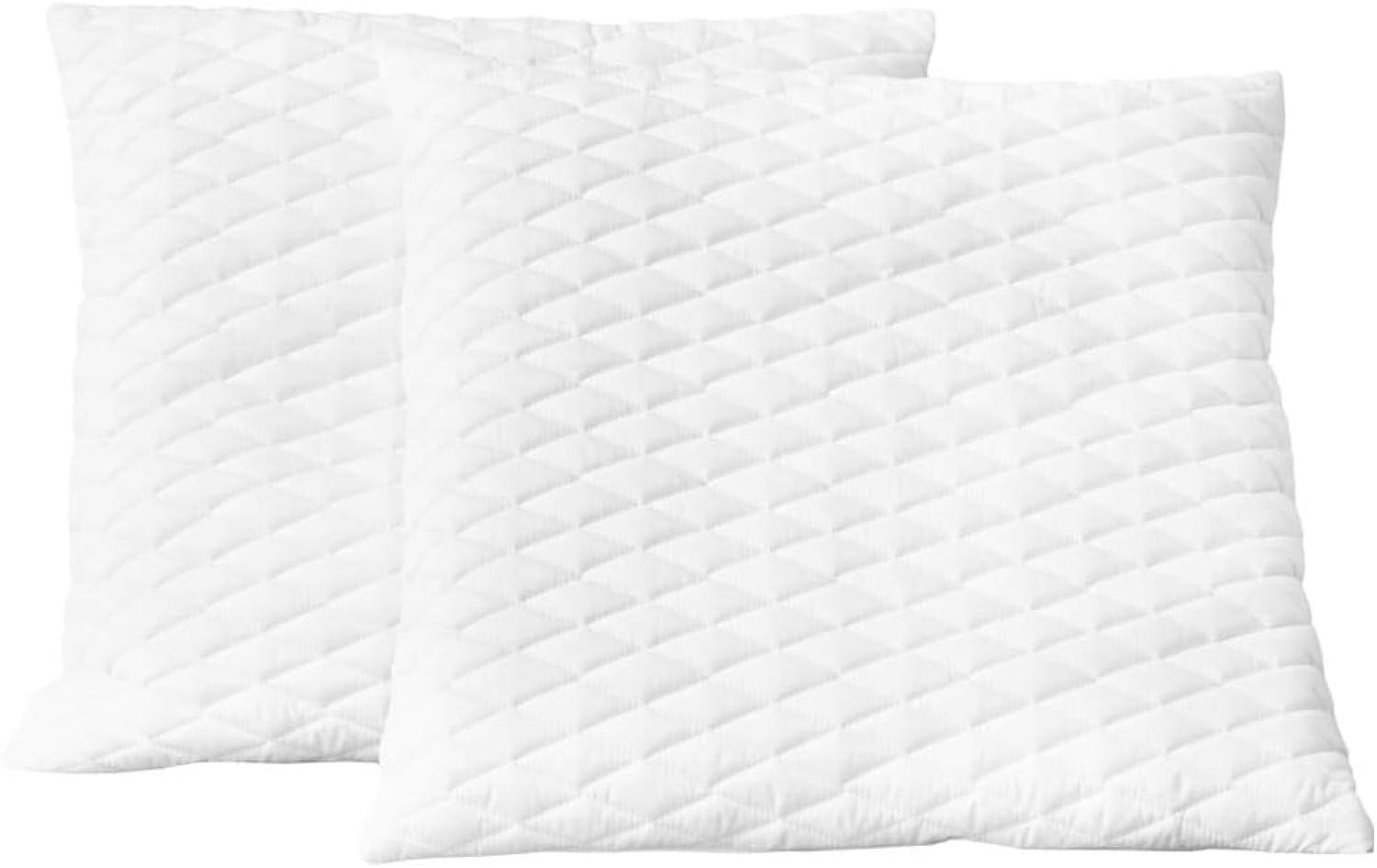 vidaXL Kissen 2 Stk. 80×80×14 cm Memory-Schaum 282823 Bild 1