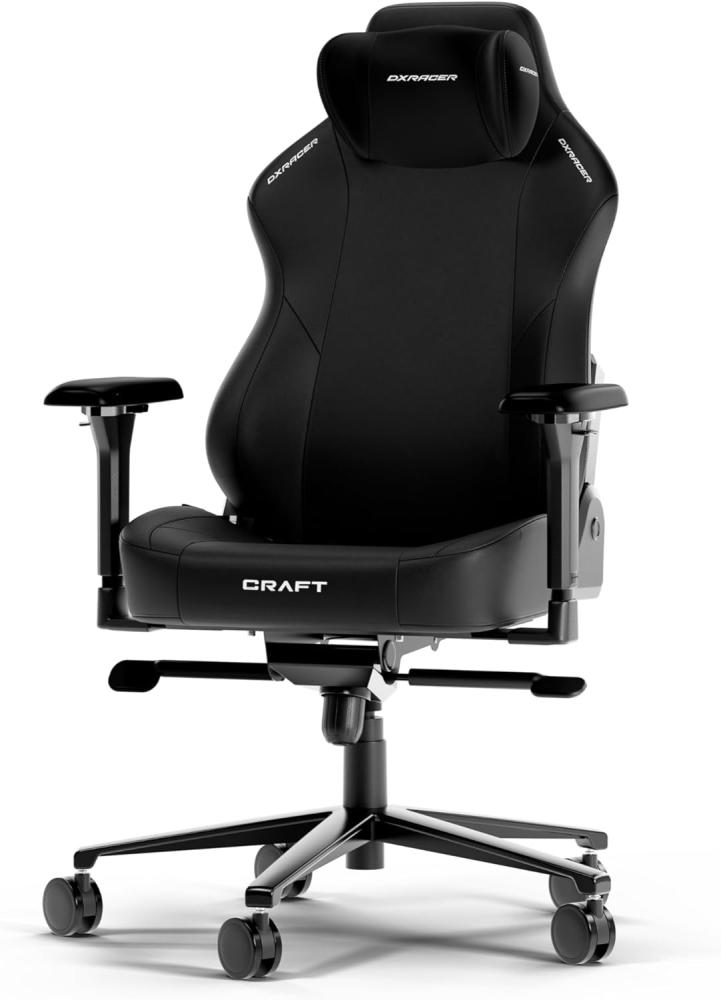 DXRacer CRAFT L Schwarz EPU Leder das Orginal Gaming Stuhl Bild 1