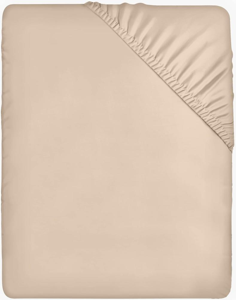 Utopia Bedding - Spannbettlaken 200x200cm - Beige - Gebürstete Polyester-Mikrofaser Spannbetttuch - 35 cm Tiefe Tasche Bild 1