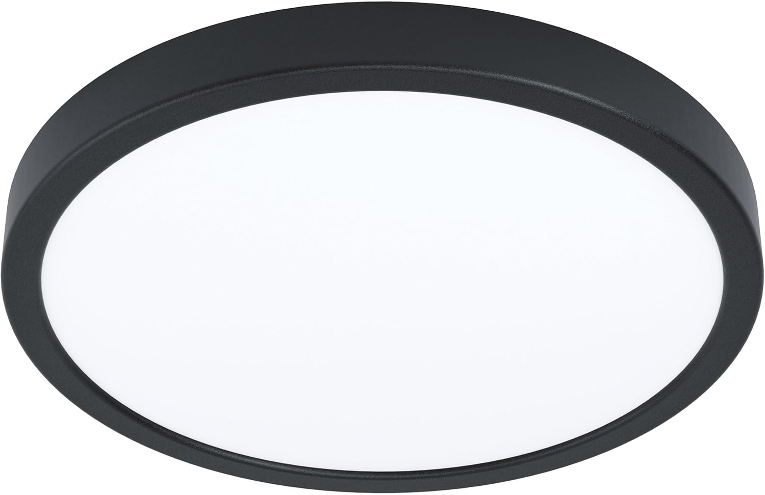 EGLO LED Deckenleuchte Fueva 6, runde Deckenlampe, Aufbaulampe aus Kunststoff in Schwarz und Weiß, Deckenbeleuchtung warmweiß-kaltweiß, ⌀ 28 cm Bild 1