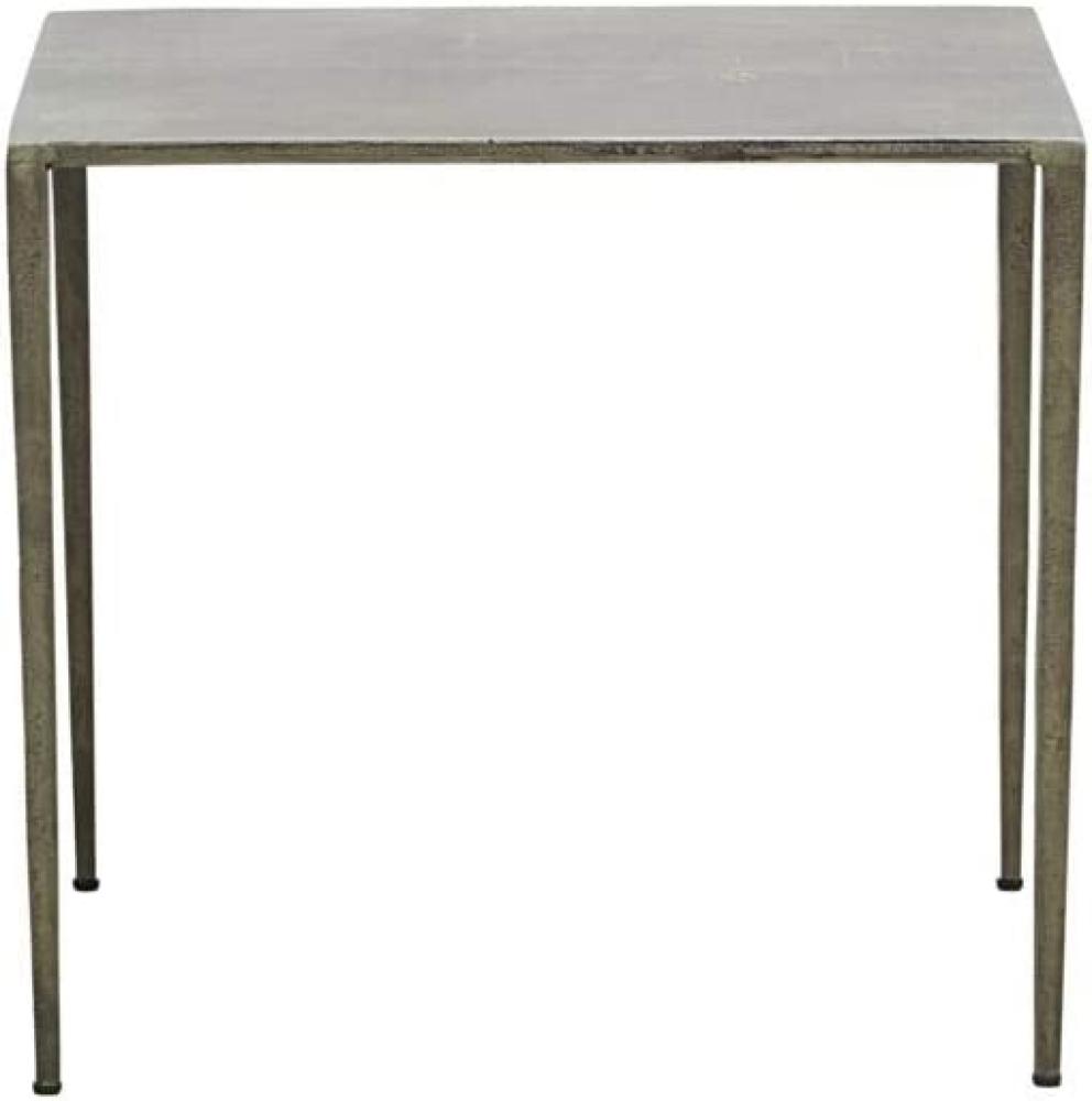 Couchtisch Ranchi aus Eisen in Antik Grau Bild 1