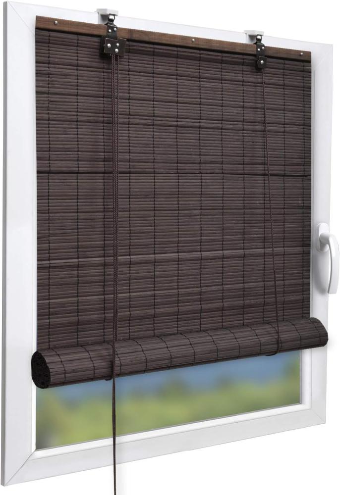 Sol Royal Bambusrollo SolDecor B86 Braun, 160x110 cm Bild 1