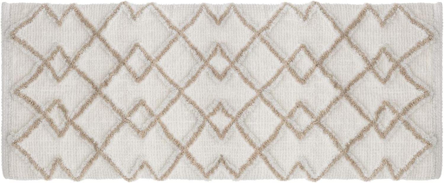 Badteppich ETHNIC, 50 x 120 cm, Beige Bild 1