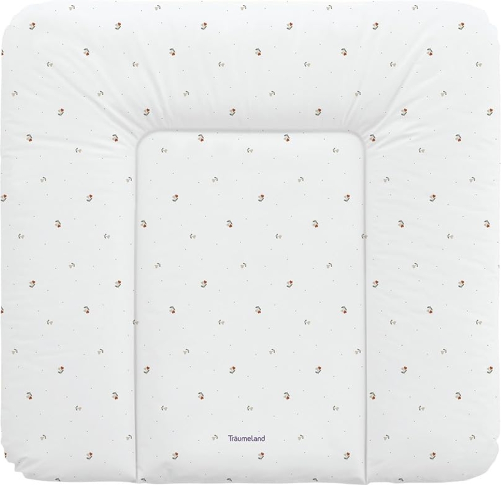 Träumeland 'Fiore' Wickelauflage, 100% Polyester-Thermo-Vlies, 75x75 cm Bild 1