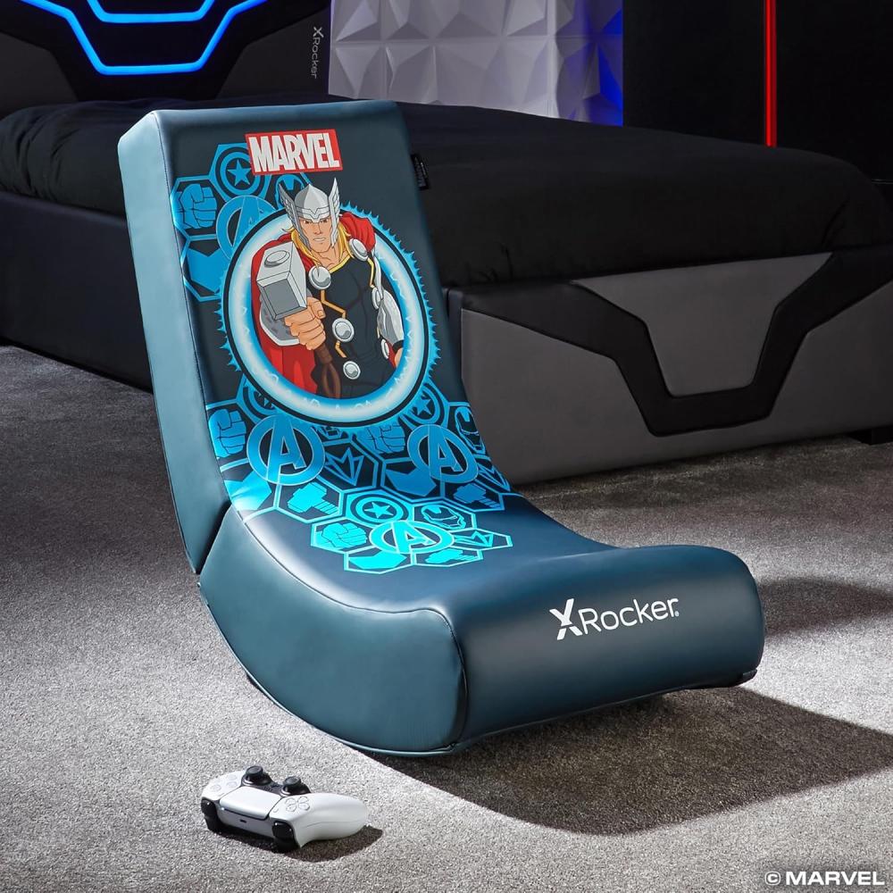 X Rocker Kindersessel Disney Marvel Avengers Floor Rocker Bodensessel, Für Kinder Bild 1