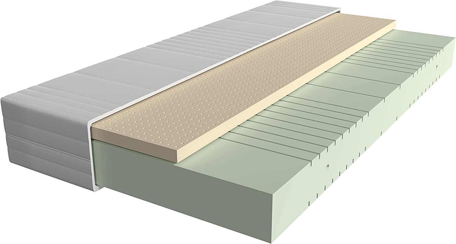 AM Qualitätsmatratzen - Latex-Matratze 160x200cm - H2 - Hochwertige Matratze mit 4cm Latex-Auflage - 20cm Höhe - Made in Germany Bild 1