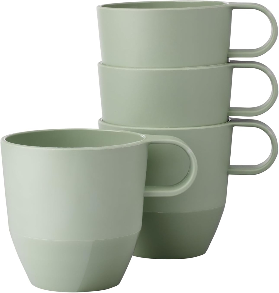 Mepal SILUETA Henkelbecher 300 ml 4er Set Nordic Sage Bild 1
