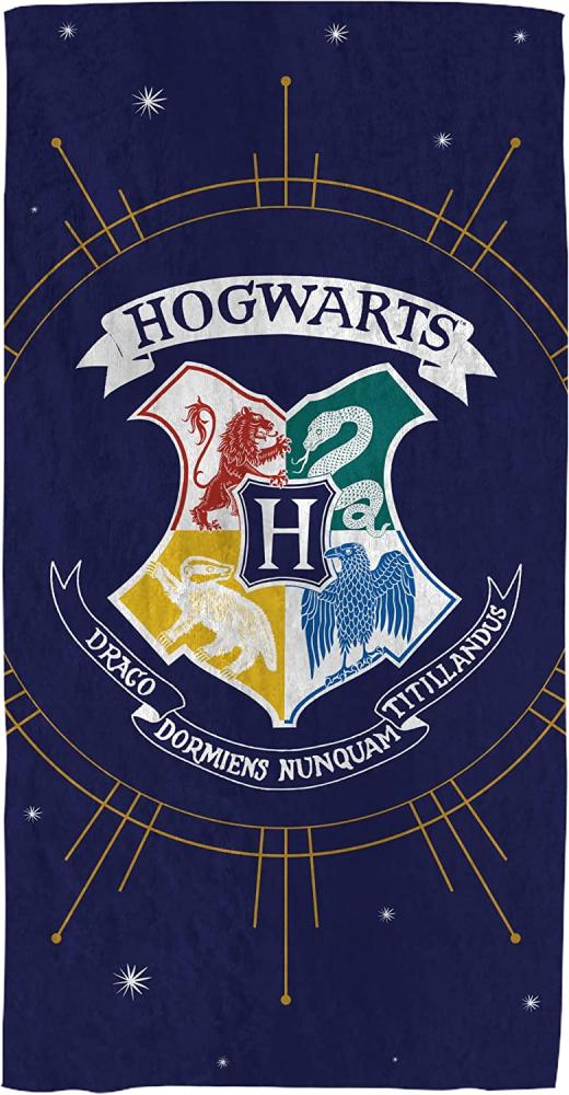 Harry Potter Hogwarts Wappen Duschtuch Strandtuch Badetuch 75 x 150 cm Bild 1