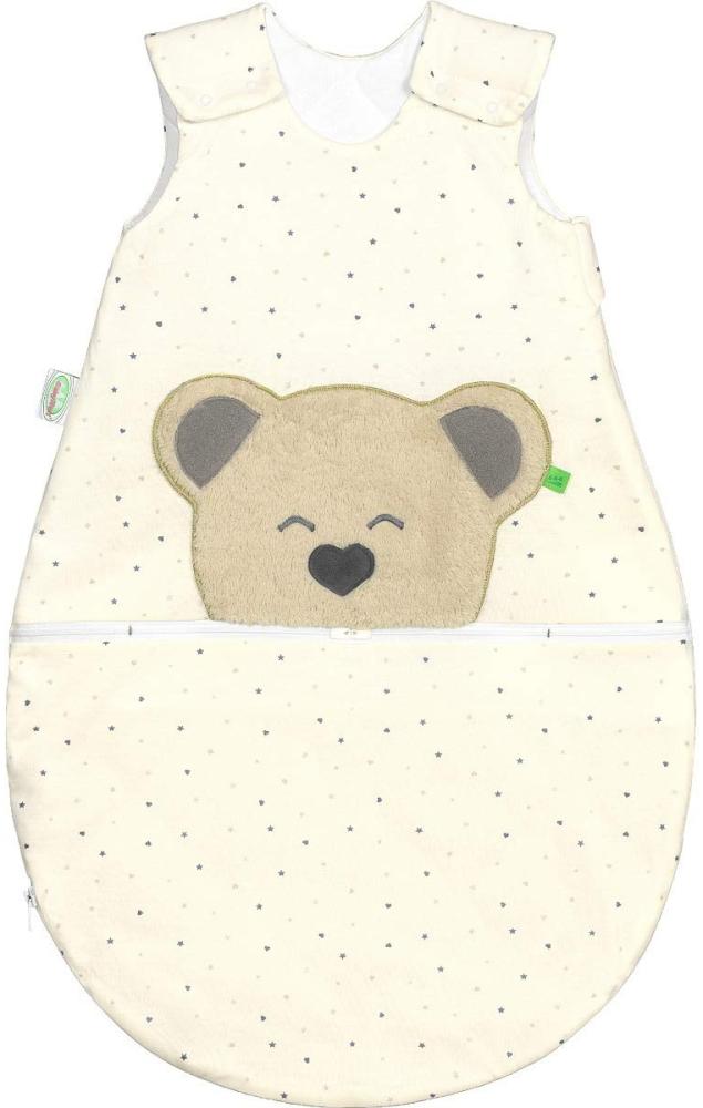 Odenwälder muckiAIR Jersey-Schlafsack heart and stars grey 70 Bild 1