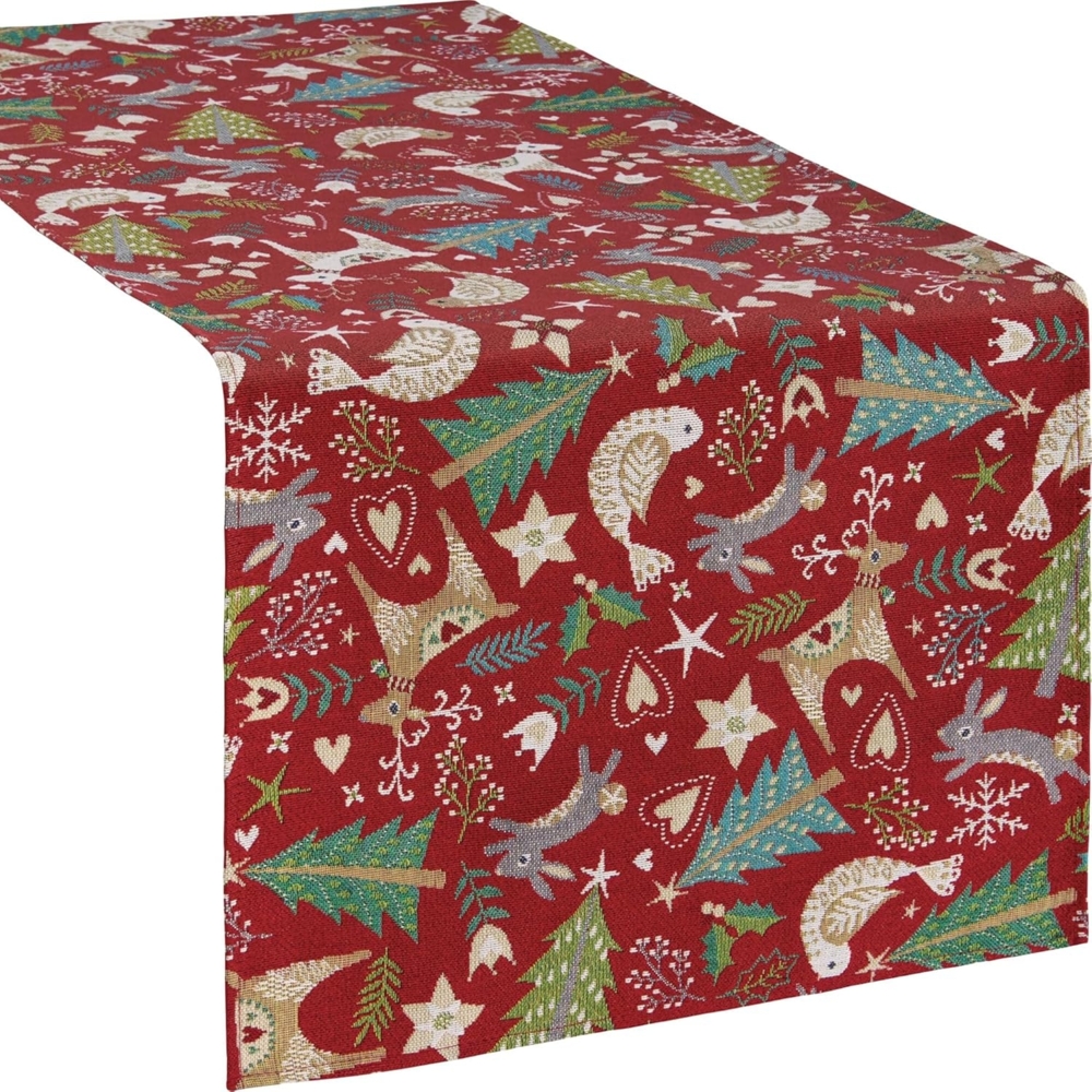 Erwin Müller Tischdecke Tischläufer, Gobelin Motiv Bild 1