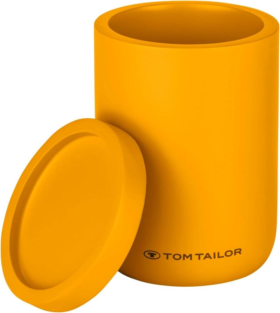 TOM TAILOR HOME Aufbewahrungskorb Mustard Badorganizer Mini Dose (1 St, 1x Dose mit Deckel), Deckel, Universell einsetzbar, Polyresin Bild 1