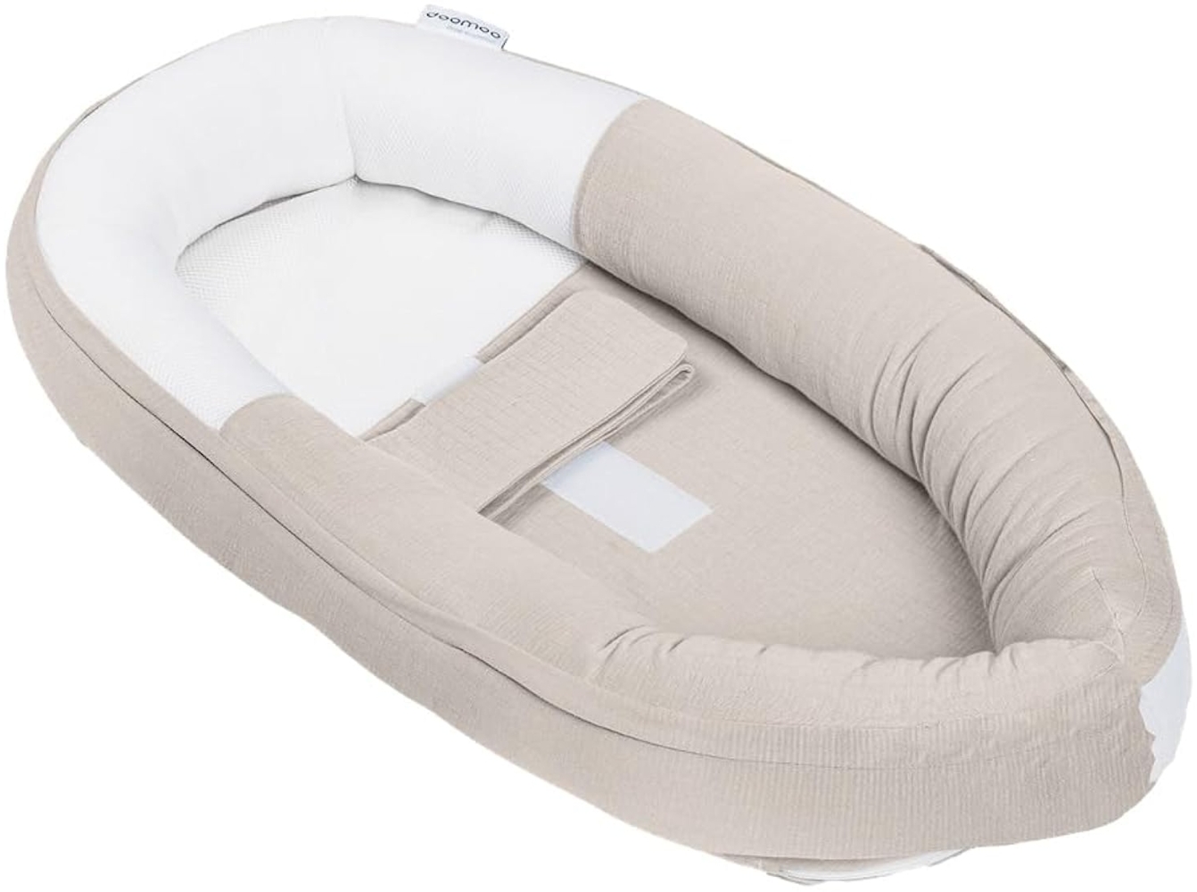 Doomoo Cocoon Tetra Babynestchen Sand Beige Bild 1