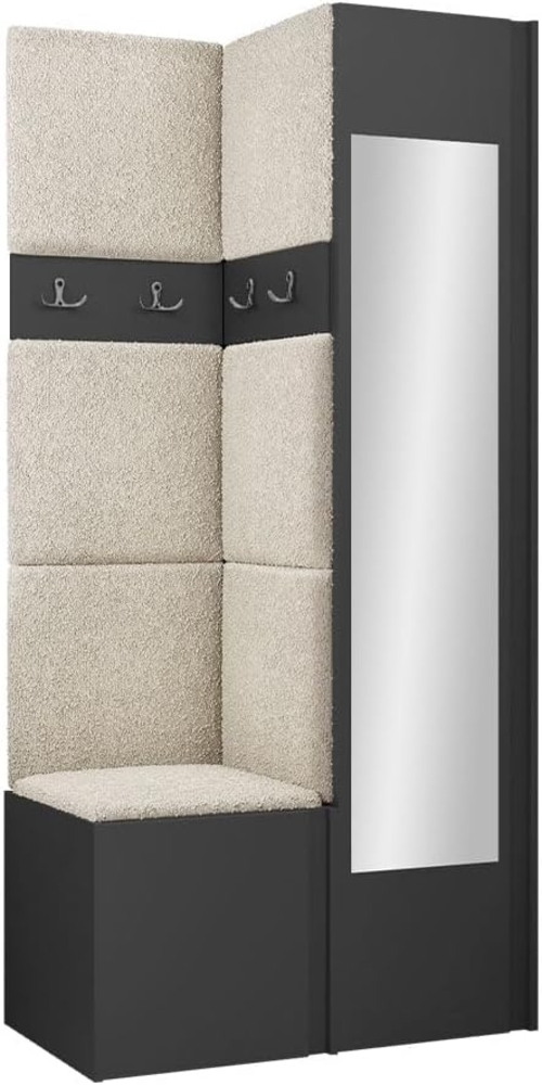 Garderoben-Set Monati XXV (Farbe: Graphit, Abriamo 03) Bild 1