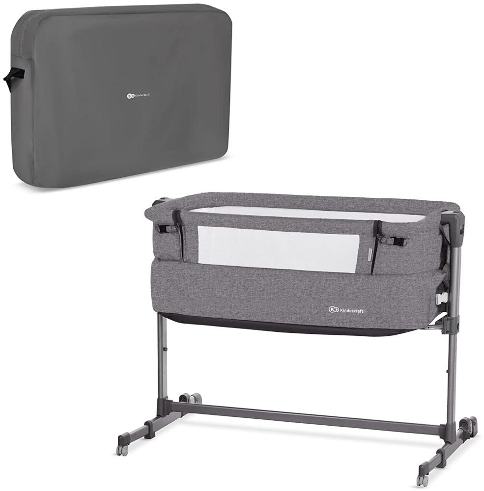 Kinderkraft 'NESTE UP' Beistellbett, grey melange Bild 1