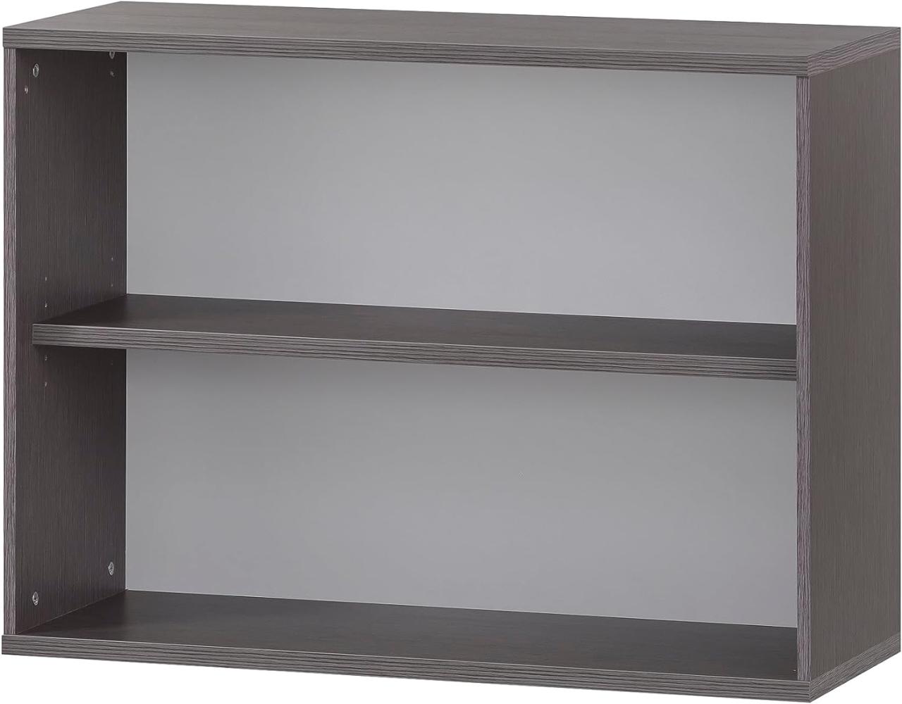 Möbelpartner Regal, Holzwerkstoff, esche grau Dekor, 100 x 39,5 x 75,4 cm Bild 1