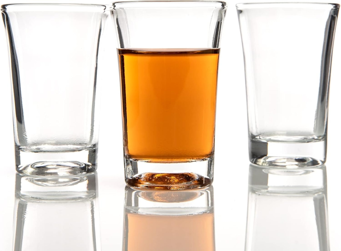 BigDean 48 Schnapsgläser 4cl spülmaschinenfest lebensmittelecht - robuste Shotgläser aus Glas für Schnäpse, Wodka, Ouzo, Sambuca, Tequila Bild 1
