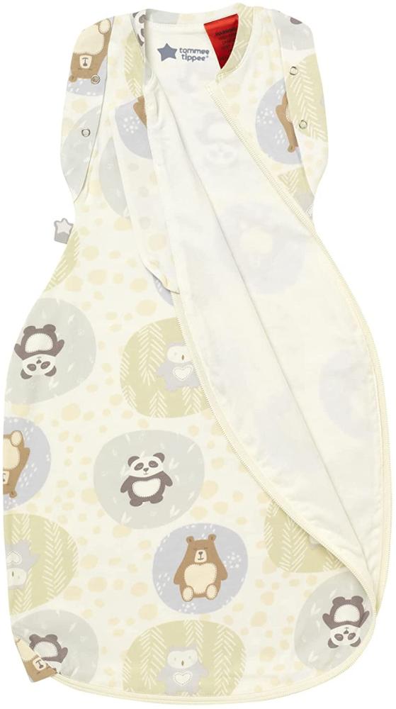 Tommee Tippee Babyschlafsack, The Original Grobag, Hüftgerechtes Design, Weiches Gewebe mit Hohem Baumwollanteil, 0-3 Monate, 1,0 TOG, Grofriends Together Bild 1