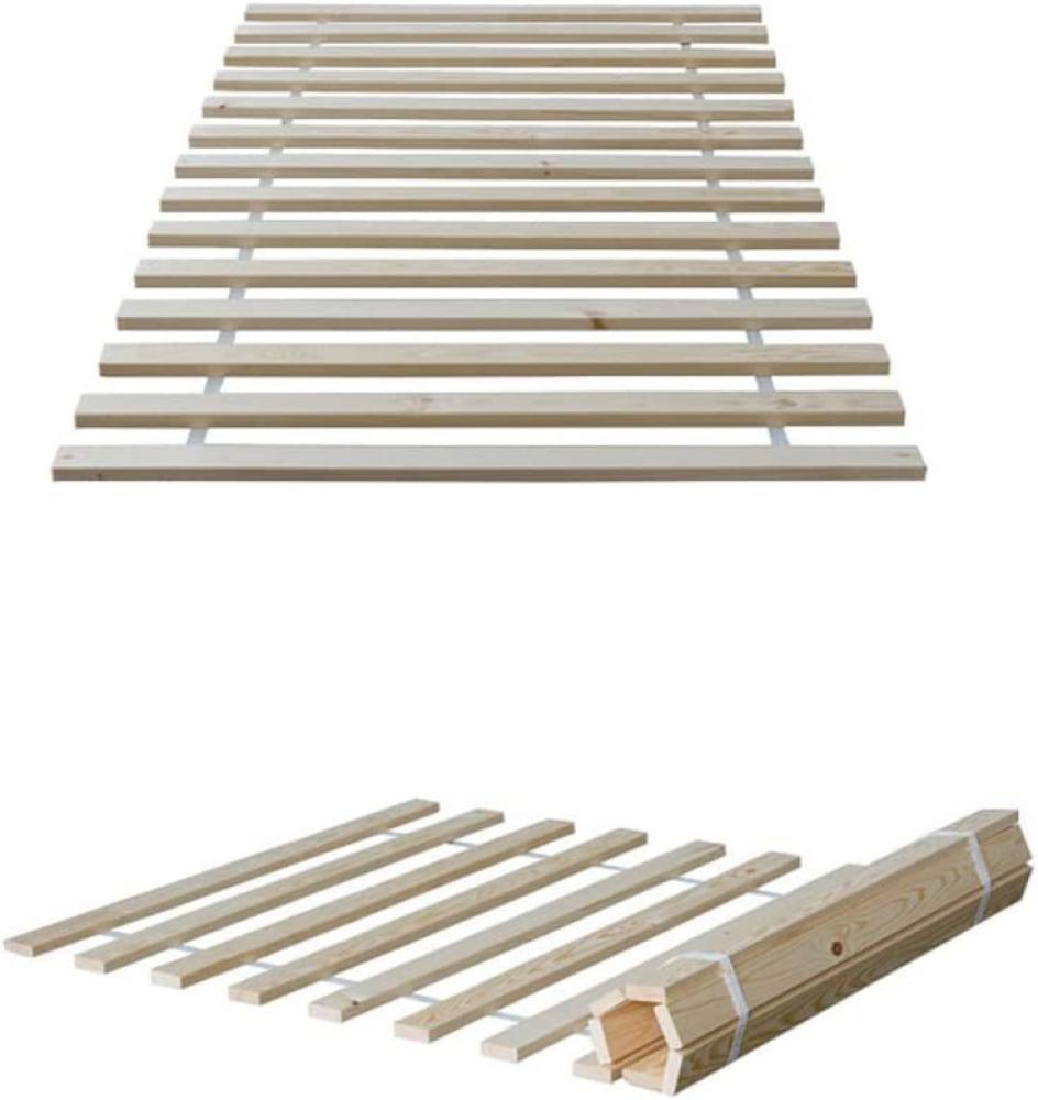 SunWood Noel Lattenrost Rollrost Bettrost Rollroste Holzlatten Latten Lamellen Rolllattenrost 70 x 200 cm (14 Latten 70 x 200 cm) Bild 1