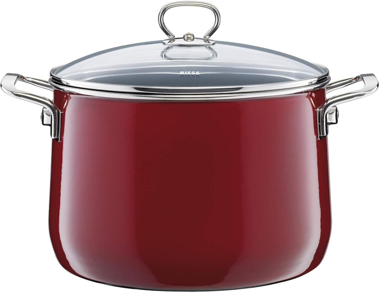 Riess Riess hoher Topf mit Deckel 24cm Rosso R0705008 Bild 1