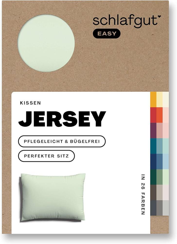 Schlafgut Kissenbezug EASY Jersey|Kissenbezug einzeln 70x90 cm| green-light Bild 1