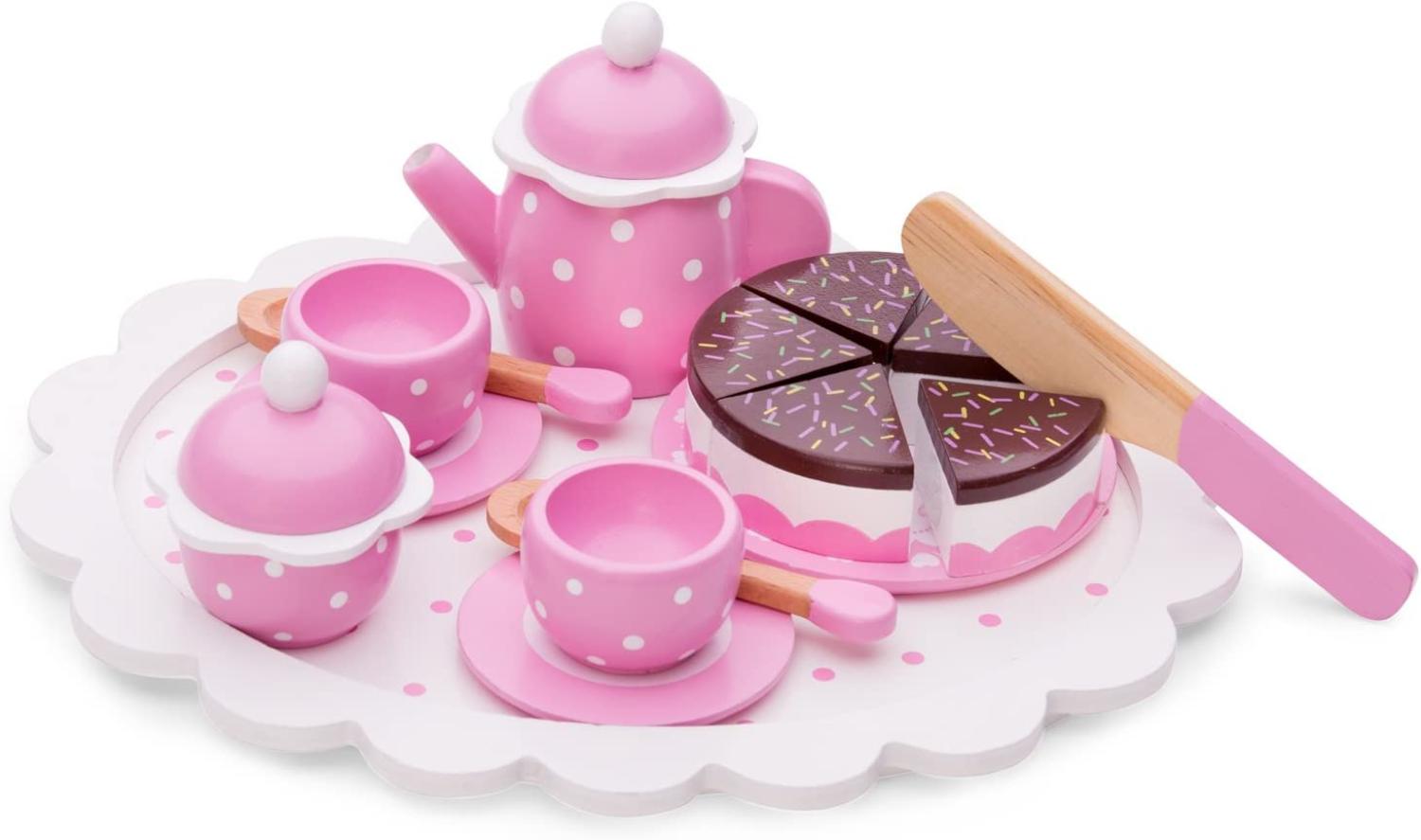 New Classic Toys - 10620 - Kinderrollenspiele - Kaffee/Tee Service m. Kuchen Bild 1