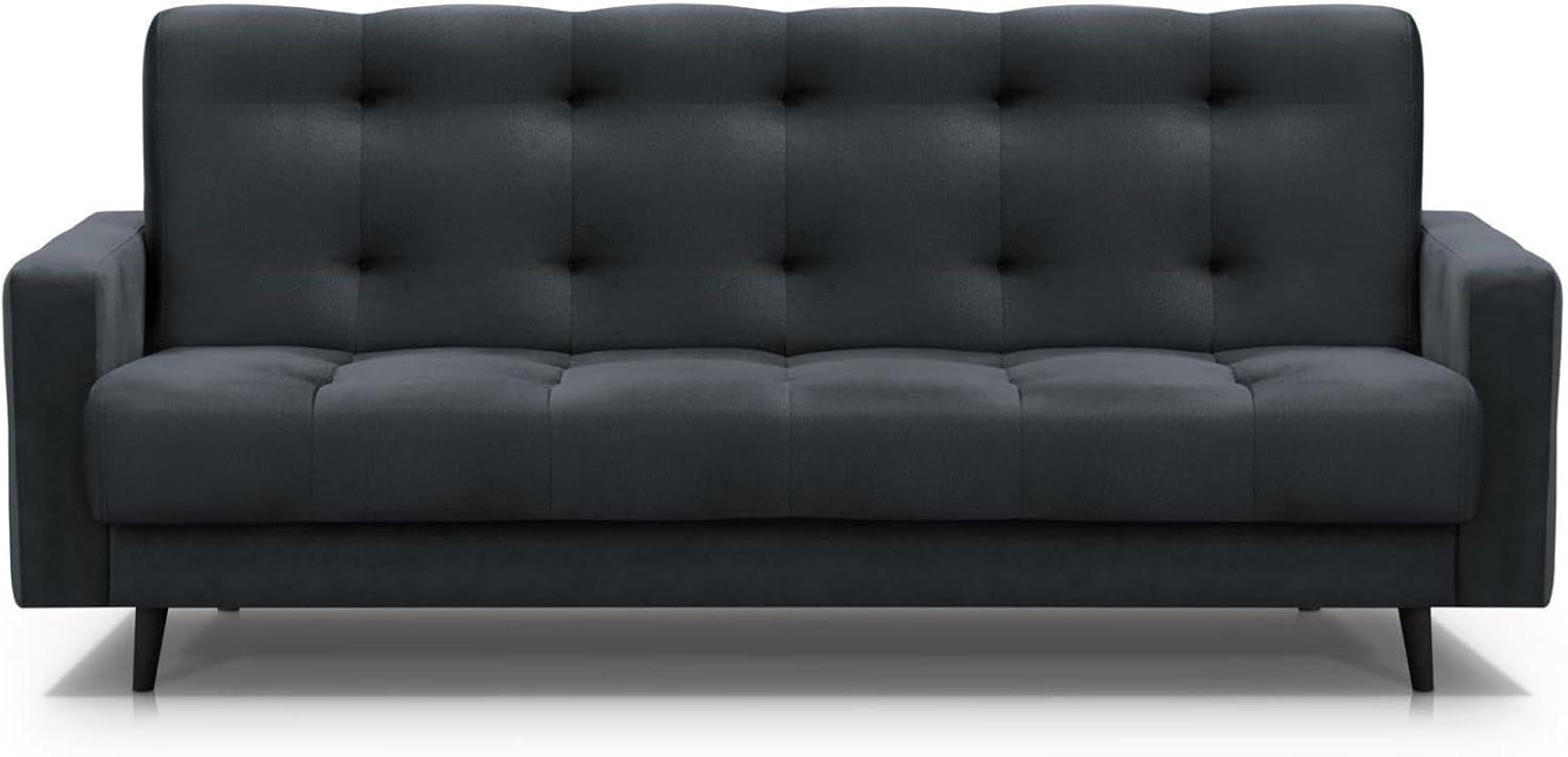 Beautysofa Schlafsofa NANCY BIS, Die Lieferung beinhaltet Beiträge zur Wohnung, velours 3-Sitzer Sofa Bild 1