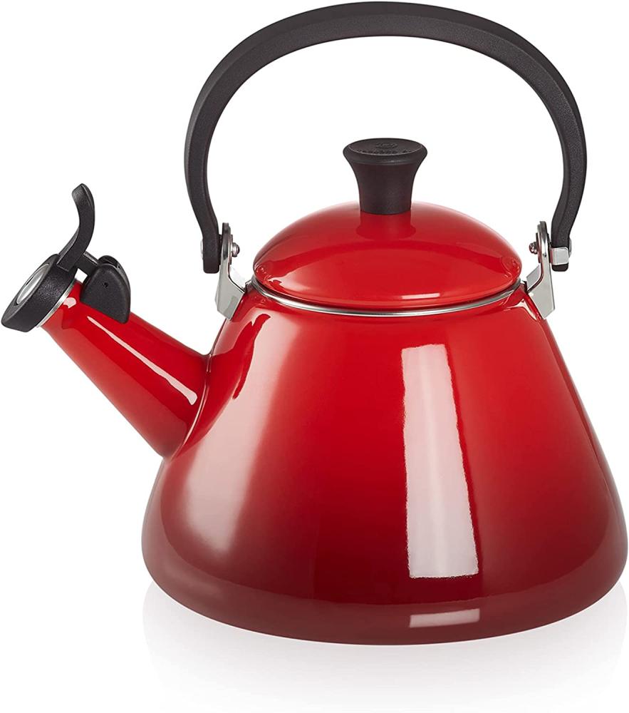 Le Creuset 'Kone' Wasserkessel mit Pfeife, Stahl kirschrot, 1,6 l Bild 1