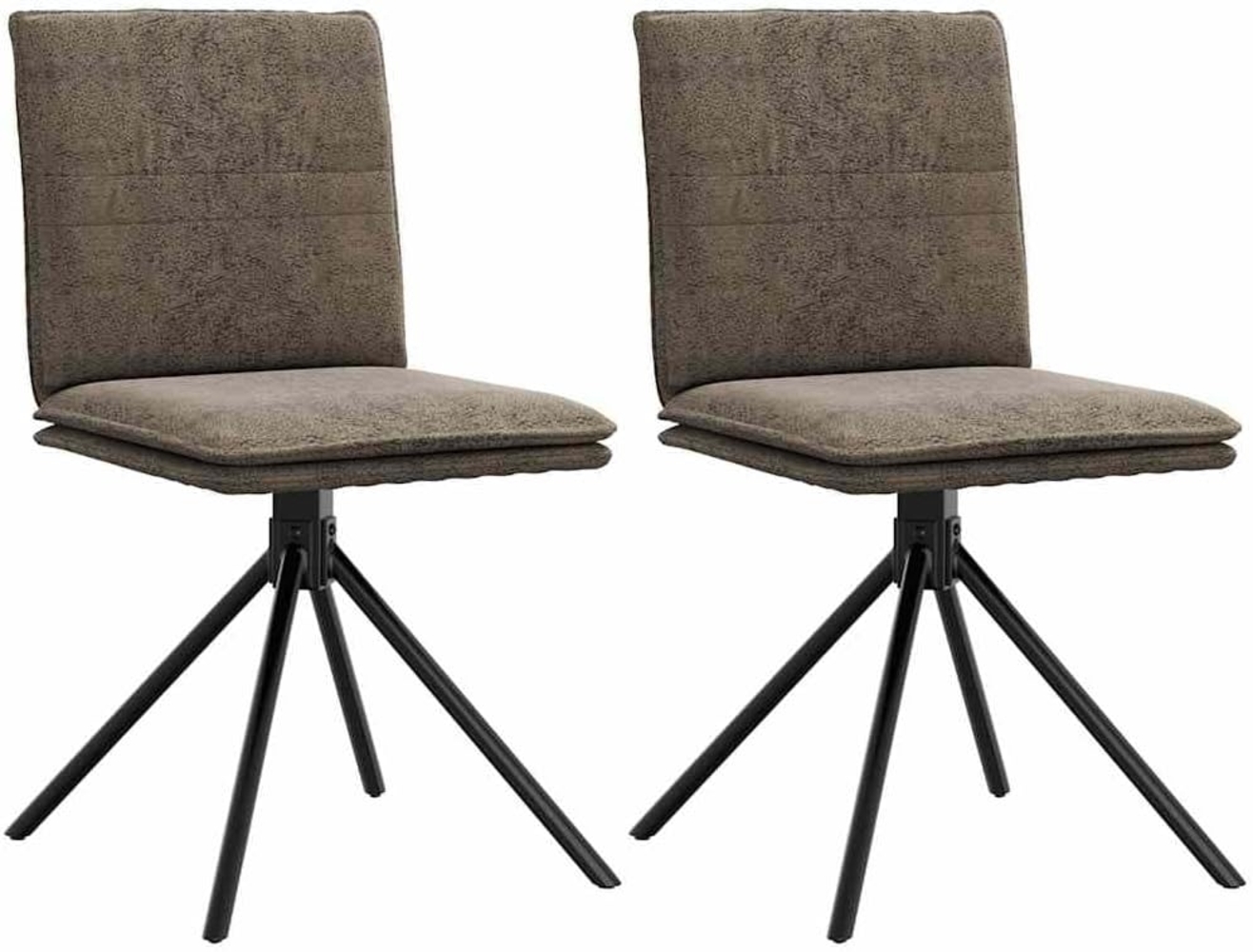 vidaXL Esszimmerstuhl Dunkelgraues 4101280 Bild 1