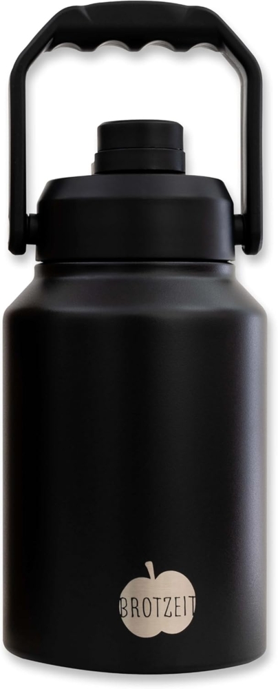 Pure & green Thermosbehälter 1,9 Liter aus Edelstahl 1,9 Liter schwarz Bild 1