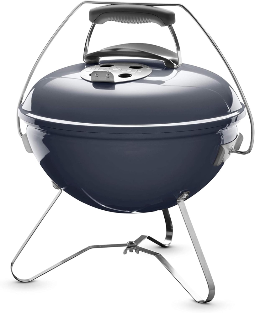 Weber Holzkohlegrill Smokey Joe Premium 37cm Slate Blue Bild 1