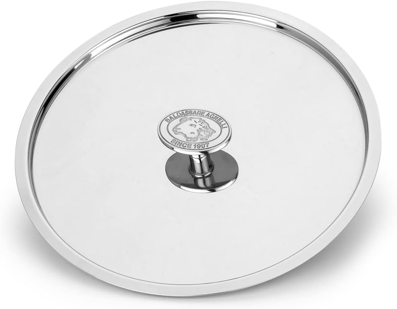 Pentole Agnelli Deckel mit Steg, Aluminium 28 cm Stahl Bild 1