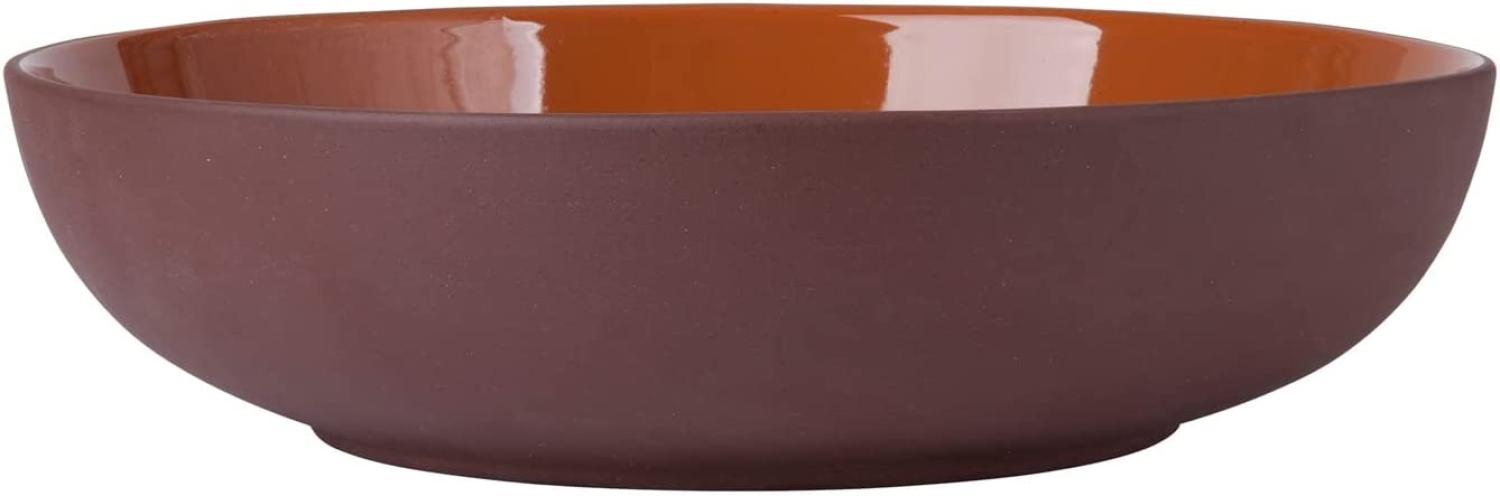 Maxwell & Williams KL0210 Schüssel 28 x 7 cm SIENNA flach, Terracotta, Premium-Keramik Bild 1