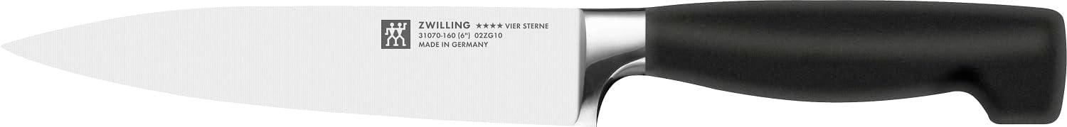 Zwilling 'Vier Sterne' Fleischmesser, Stahl schwarz , 20 cm Bild 1