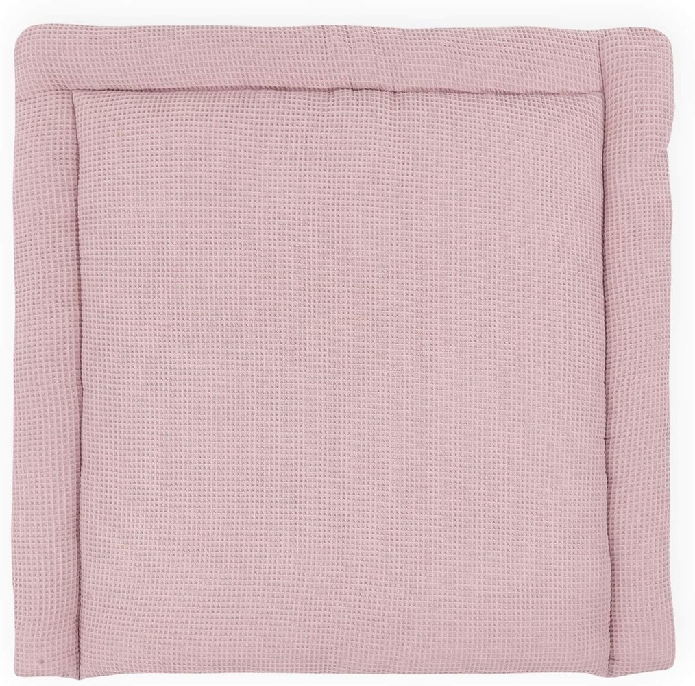 KraftKids Wickelauflage in Waffel Piqué rosa, Wickelunterlage 60x70 cm (BxT), Wickelkissen Bild 1