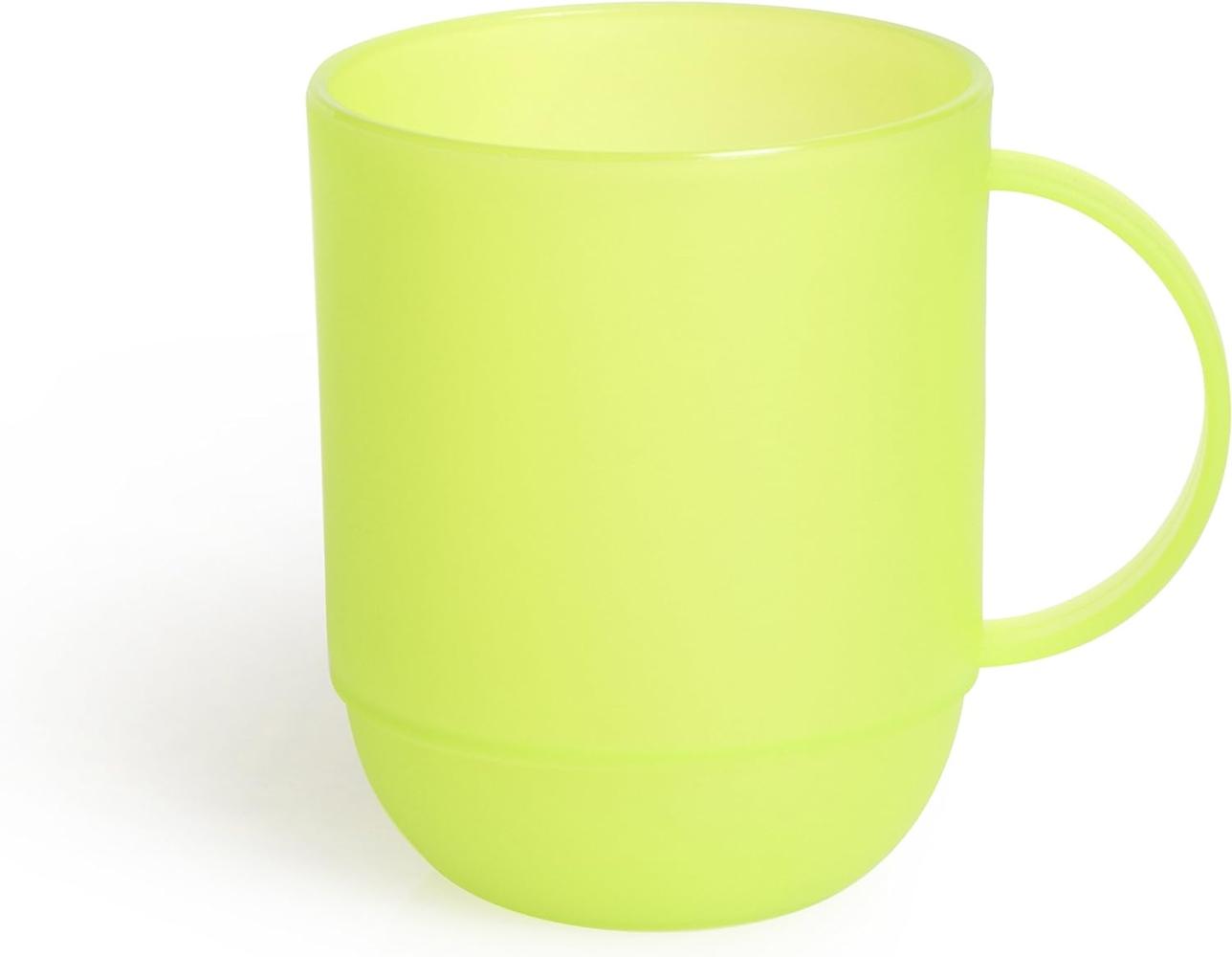 Excelsa Rainbow Mug 0. 35 Liter, Kunststoff, Grün, 8 x 10 x 8 cm Bild 1
