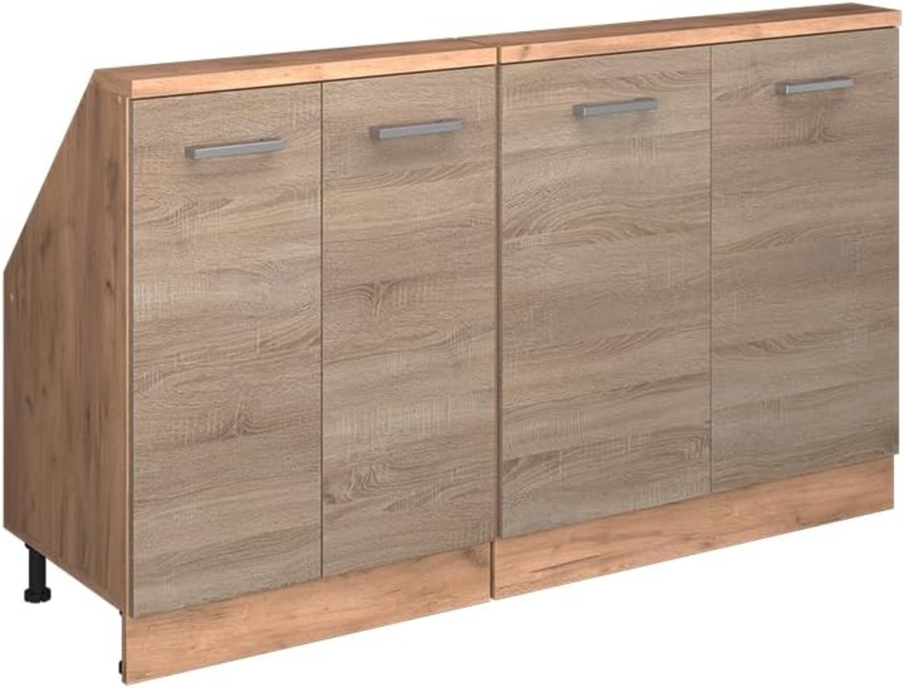 Dachschrägenschrank-Set Rion Sonoma/Goldkraft Eiche 2er Set Vicco Bild 1