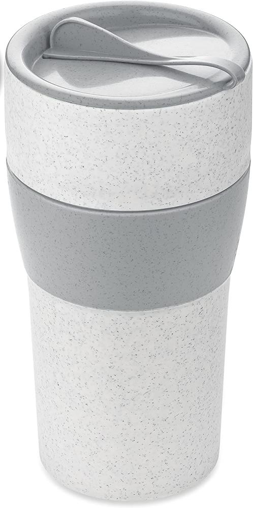 Koziol AROMA TO GO XL Thermobecher, 0,7L, Kunststoff, grau Bild 1