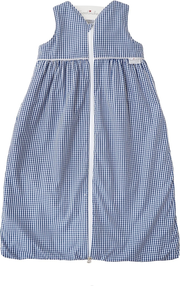 Tavolinchen Babyschlafsack Frottierschlafsack "TwistKaro" Kinderschlafsack - marine - 110cm Bild 1